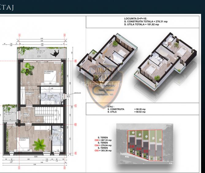 Vila D+P+1E , Ovidiu langa lac Alpha Villa Lake, parcare, gaze, 2 terase, 2 balc - 10