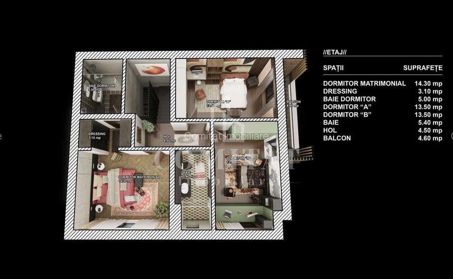 Casă de tip duplex | Stadiu semifinisat | Zona Parcului Poligon - 2