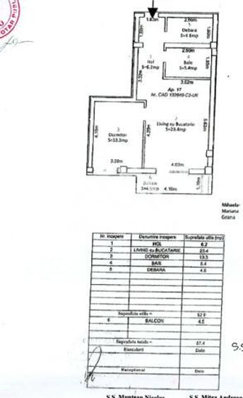 Spatiu de birouri de inchiriat cu 2 camere, 2 locuri de parcare - 6