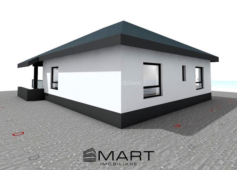 Casa individuala 1 nivel, 120mp cu teren 500mp  in Cristian - 3