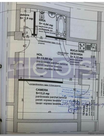 VANZARE APARTAMENT 2 CAMERE VITAN RIN GRAND 42MP CENTRALA PROPRIE PARCARE INCLUS - 12