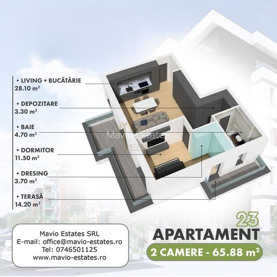 Satu Mare, Micro 17, Penthouse in complex nou - 2