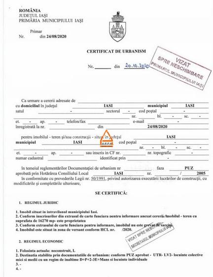 Teren intravilan , PUZ , locuinte colective ( D+P+3E+M ) - 16.270 mp - Pacurari - 4