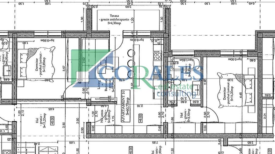 Ap. in imobil 2018, tip vila-P+2E, deco., 2 parcari,  in vatra veche - 1