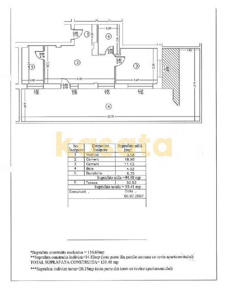 2 camere de vânzare| Ozana-Trapezului | 2 Locuri Parcare | Terasa 50mp - 1