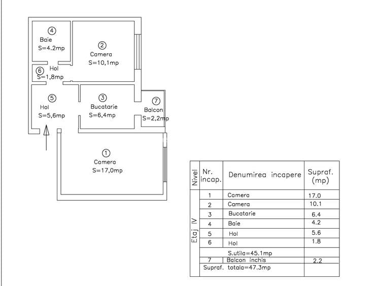 Apartament 2 camere | Str. Felix, Zona Aradului | 89.000 EUR | Comision 0% - 1