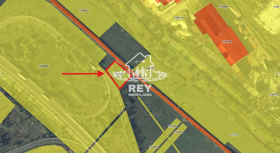Teren de vânzare în imediata vecinătate a autostrăzii | zona Gușterița - 2