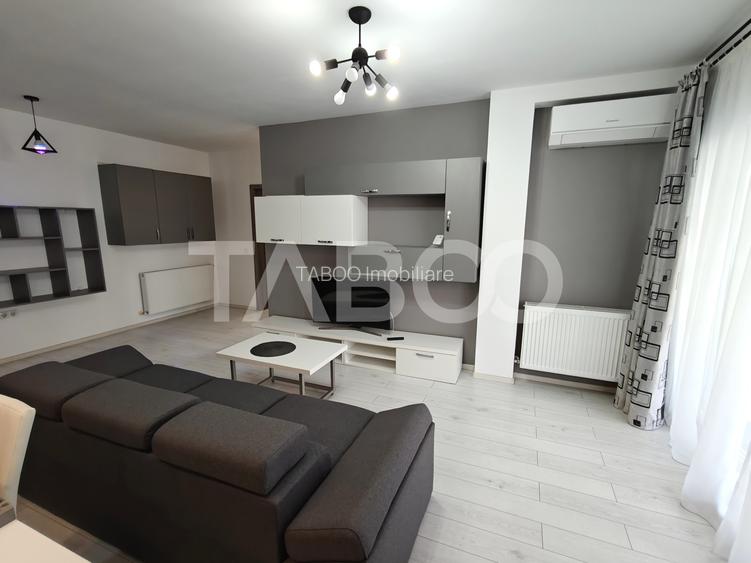 Apartament modern 3 camere - mobilat si utilat - balcon si parcare - 3