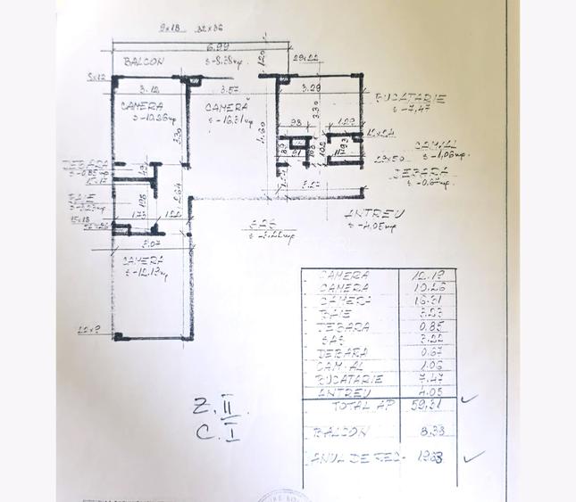 Apartament 3 camere cu potential in Ghigorescu-Vlahuta, et.2, 60 mp+balcon 8mp - 6