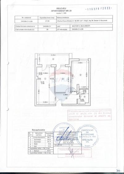 Apartament 3 camere - Titan,  balcon generos și 2 locuri de parcare - 24