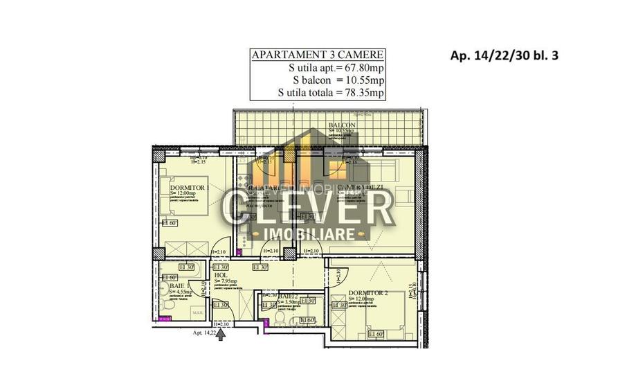 3 camere Pallady – decomandat, Comision 0, Parc Teilor - 2