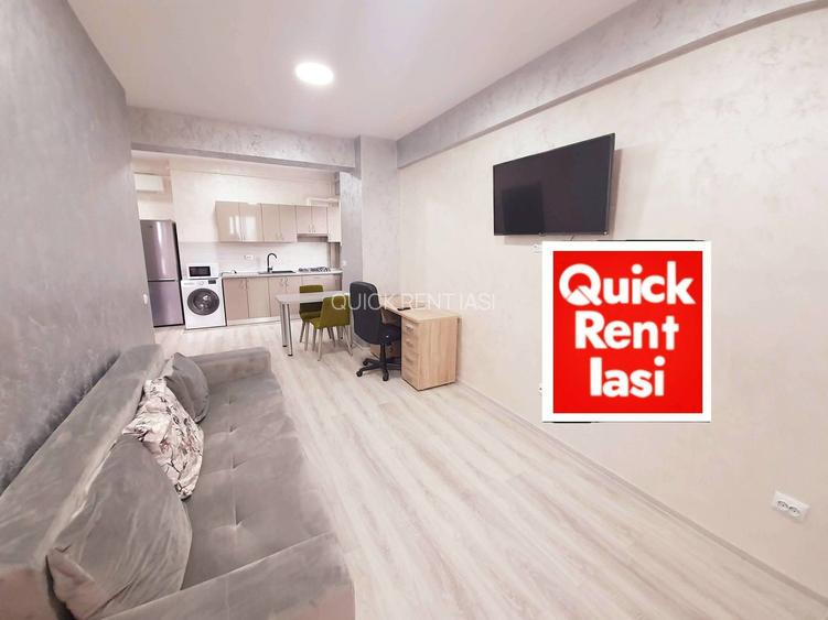 Palas Mall Lazar Residence Apartament 2Camere Open Space De Inchiriat Modern - 3