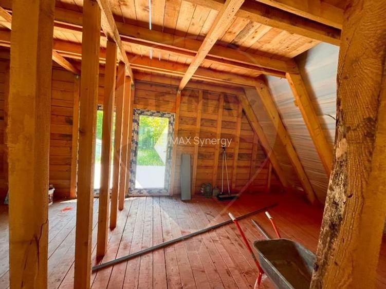 Casă unifamilială tip A-Frame in Snagov 160 mp, structură din lemn - 6