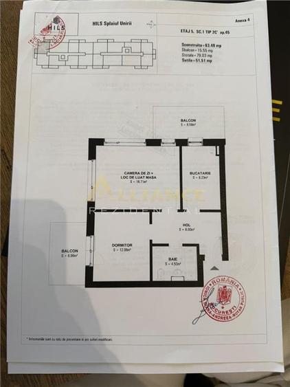 Apartament 2 camere decomandat în HILS Splai