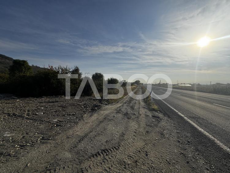 Teren extravilan 6700 mp intre DN si autostrada iesire Cristian Sibiu