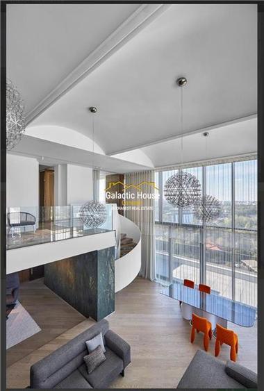 PenthouseTip Duplex 436 mp-5 camere LUX  Floreasca-Barbu Vacarescu Vedere Libera