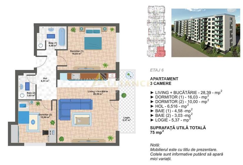 Drumul Binelui | Aparatorii Patriei - 3 cam. - 76MP - - 7