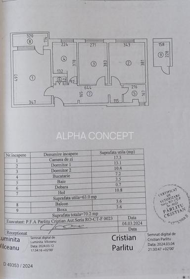 SUPEROFERTA-apartament 3 camere dcomandat-KM 4-5 - 12