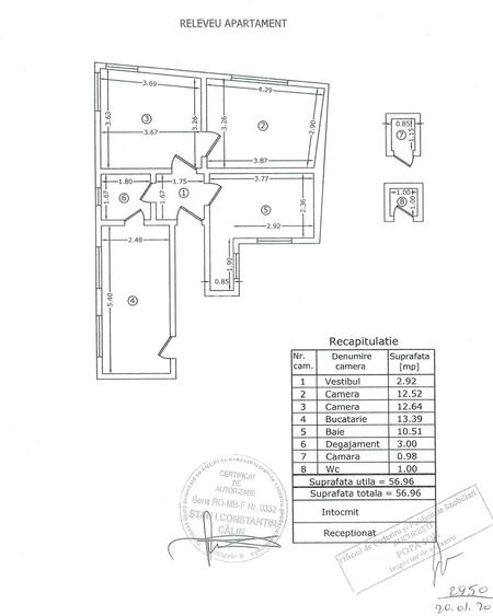 Apartament 2 camere la demisol | Strada Constantin Coandă | Piața Victoriei - 1