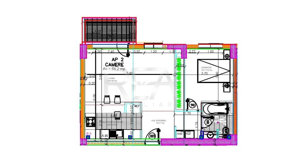 2 Camere | Parcare Subterana | Atrium Plaza - Zona Sisesti  - 10