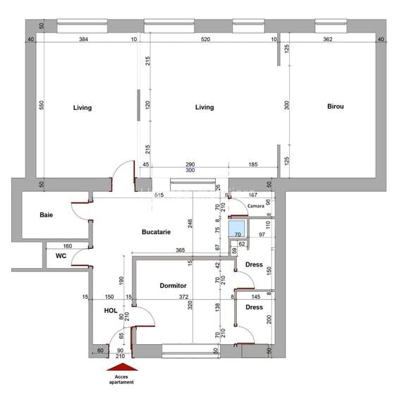 3 camere 120 mp in cladire istorica + parcare - Dorobantilor - Central - 8