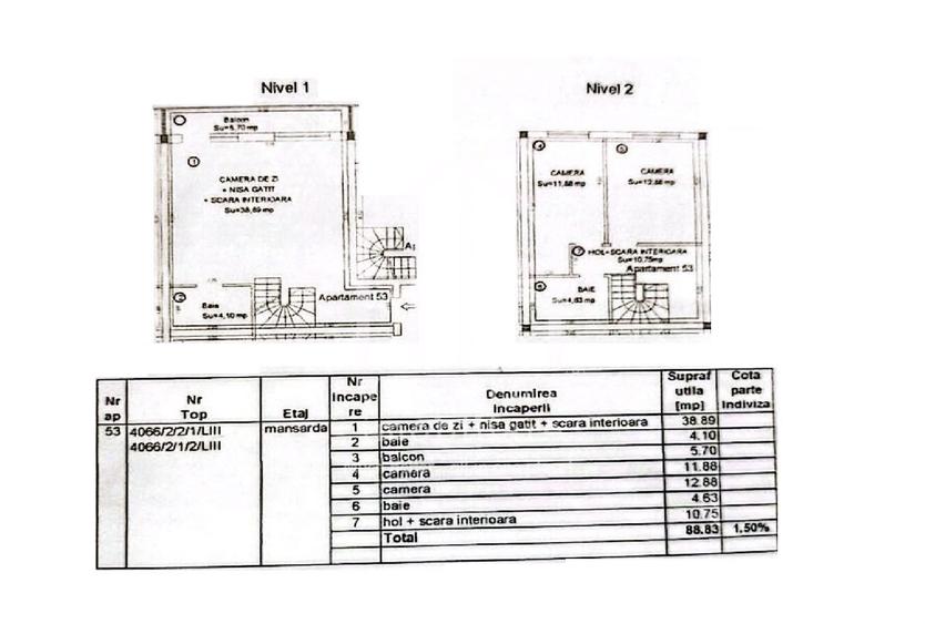 Apartament cu 3 camere, 83mp utili, balcon 5mp, mobilat, Hipodrom IV - 11