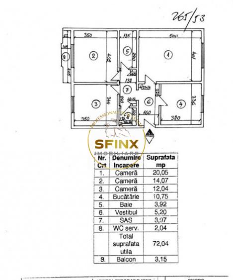 3 camere Timpuri Noi/ bloc 94/ 2 bai/ mobilat/ comision 0% - 17