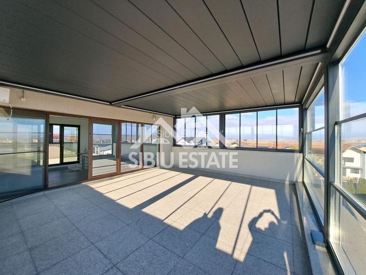 Casa Sibiu, terase panoramice, garaje, teren mare, Sura Mica - 7