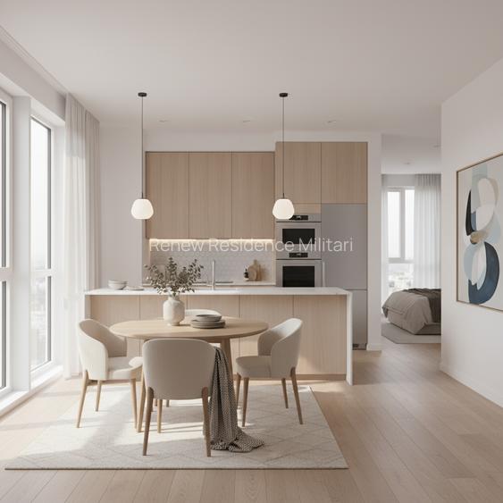 Apartament cu 2 camere decomandat Militari Renew Residence - 6