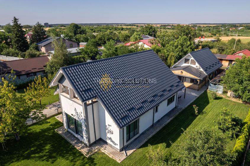 Casă premium teren 3.000 mp, livadă și zonă BBQ – Frumusani - 8