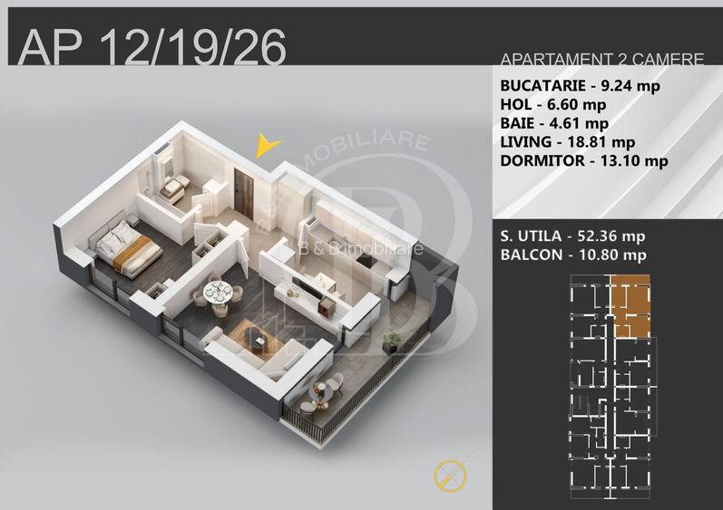 2 camere decomandat bloc boutique 7min STB Bratarii - 1