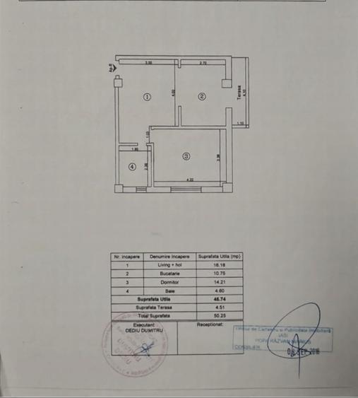 2 camere- Valea Lupului- Liber- Mobilat- 50 mp - 78000 euro