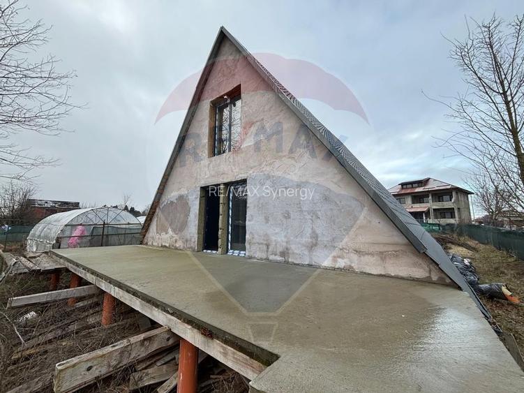 Casă unifamilială tip A-Frame in Snagov 160 mp, structură din lemn - 14