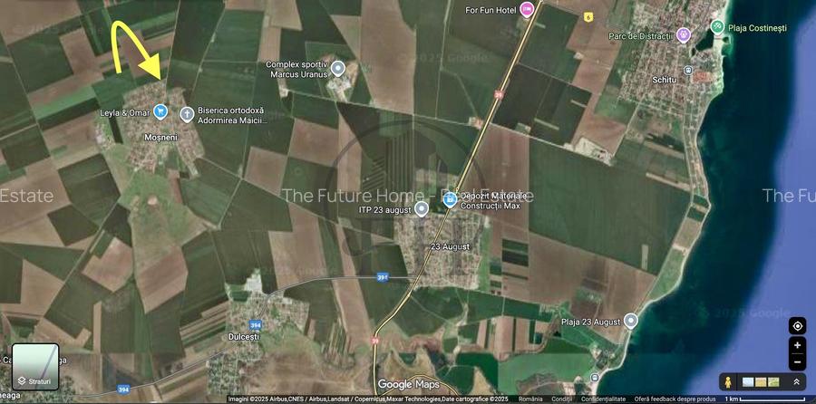 Teren intravilan de vanzare Mosneni, 23 August - 3