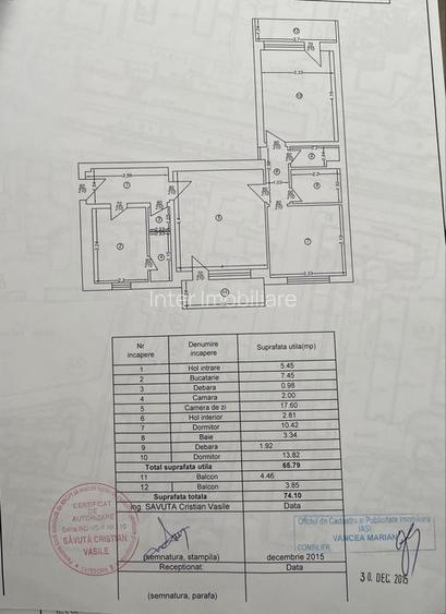 Apartament 3 camere semidecomandat, 74mp, zona Tatarasi, Dispecer, Cod: 160929 - 8