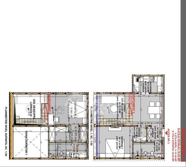 Apartamente noi cu 3 camere, scara interioara, Complexul Studentesc - 4