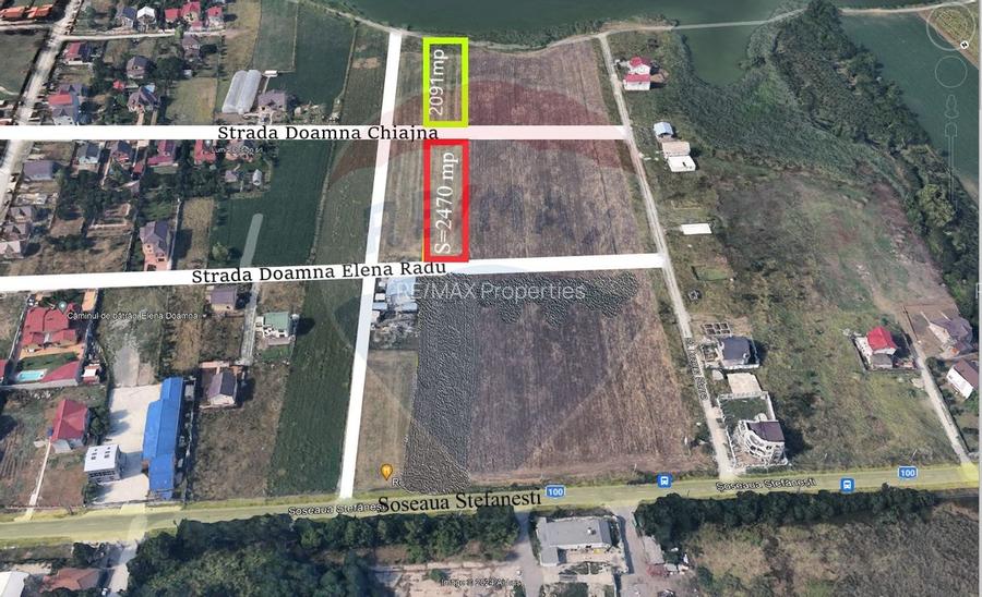 Teren intravilan, 2470 mp, dubla deschidere, Afumati - 4