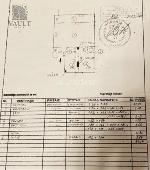 Garsoniera 37 mp - etaj 1/4 - 7 minute metrou Crangasi - 9