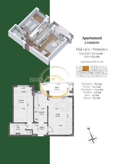 Decomandat Ansambu verde Premium 15min de metrou Teclu Ikea Titan - 4