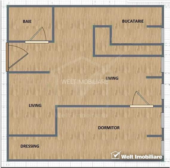 Apartament 1 camera mobilat si utilat modern, zona Manastur - 7