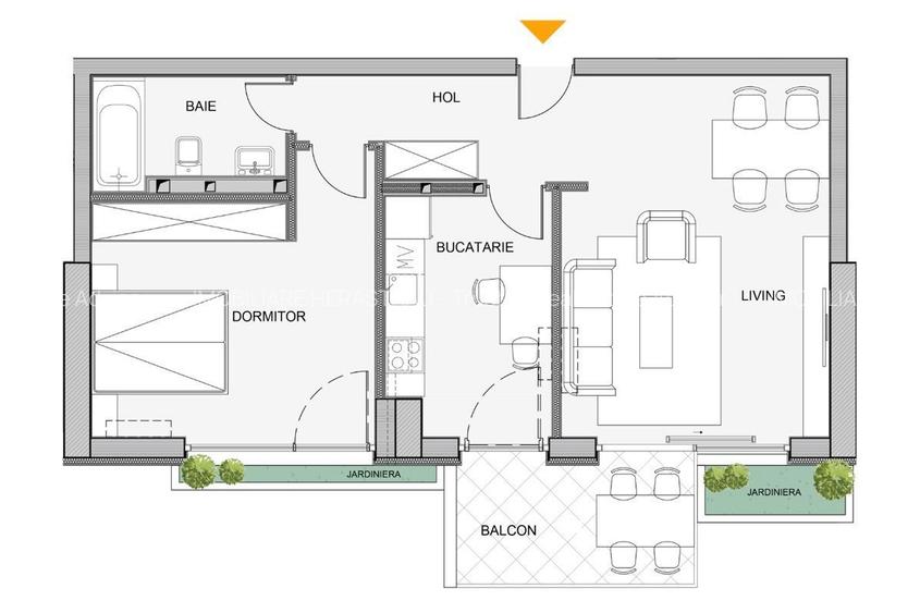 Boutique Residence | 2 camere spatioase, bucatarie inchisa | Boxa - 1
