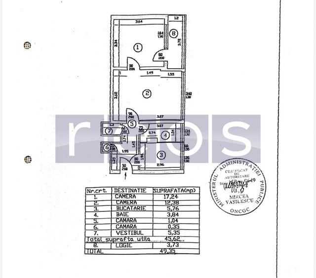 APARTAMENT 2 CAMERE 50MP UNIVERSITATE ULTRACENTRAL OCAZIE INVESTITIE RENOVAT - 14