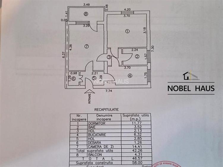 Apartament 2 camere, etajul 2, zona Gradina - 11