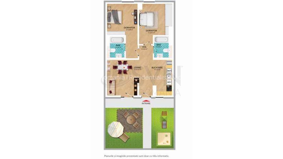 REA1024929 Apartament 3 camere 2 bai si gradina Tei - 4