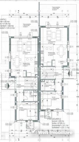 Casa tip Duplex, D+P+1E, 2 unitati locative,  Petrom, Baciu - 8