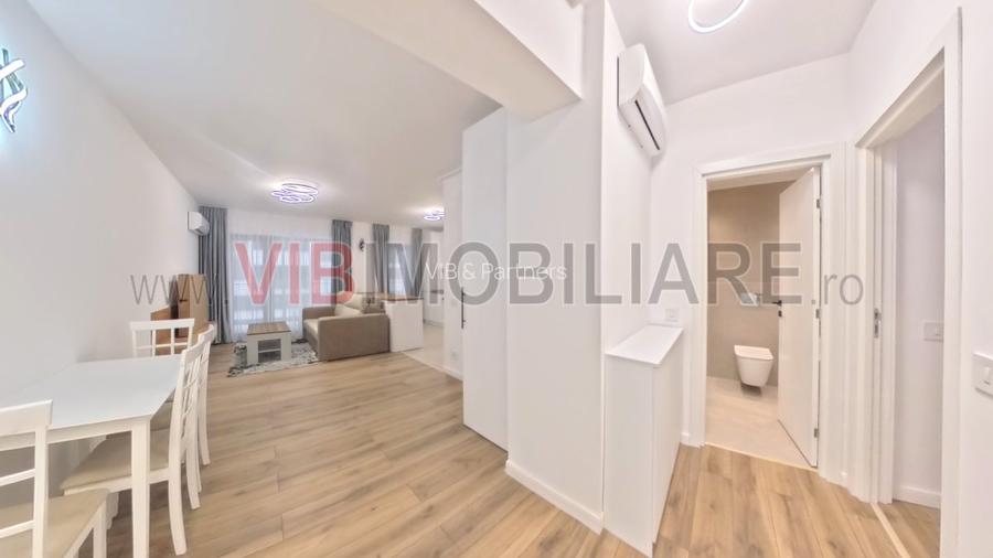 Pipera - Prima Vista - 3 camere mobilat/utilat / nou / cu parcare/cu boxa - 3