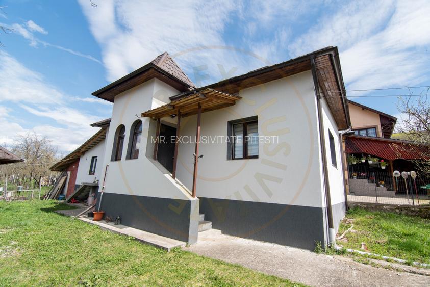 Casa gata de mutat+teren 1000 mp in zona de deal, jud. Arges - 11