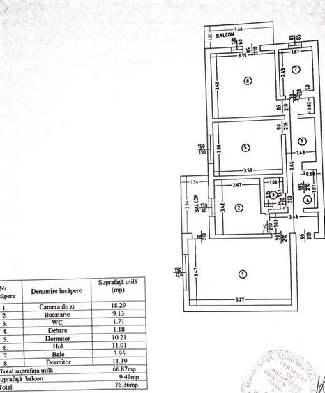 Etaj 2 Ap 3 Camere Decomandat 77mp zona Nicolina - 6