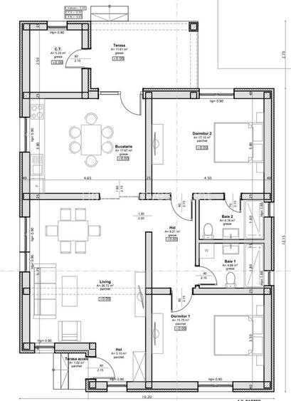 Sanandrei Casa Individuala Pe Parter, Suprafete Generoase, Bucatarie Separata - 6