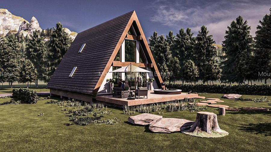 Casa noua in faza de proiect | A-frame | ideala investitie | Rasnov - 3